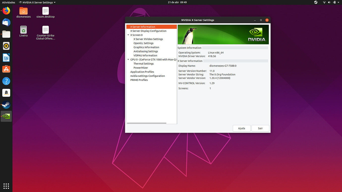 ubuntu 18.10 install nvidia cuda drivers