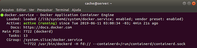 ServidorCache01ExecutandoDocker