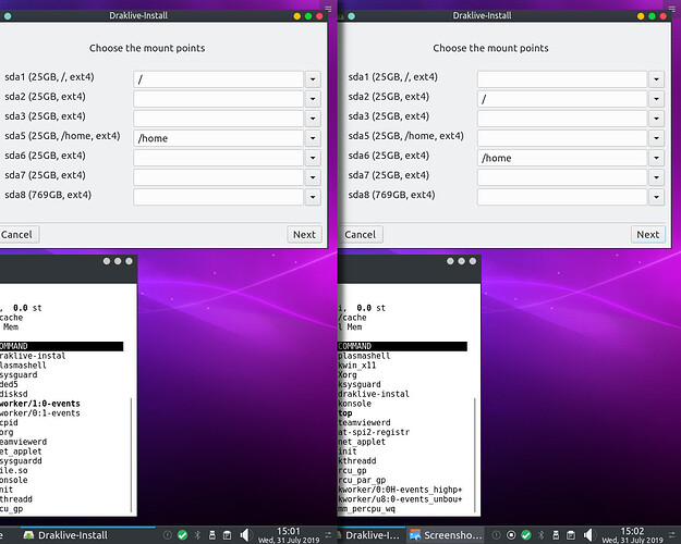 003-PCLinuxOS-Draklive-install-partitions