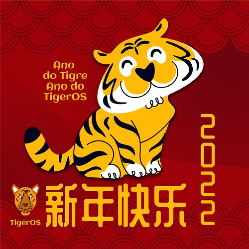 Ano novo chinês TigerOS