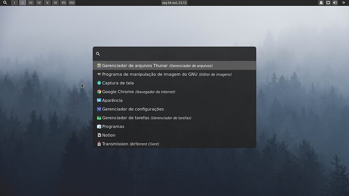 Xubuntu 20.04 com Bspwm - Rofi