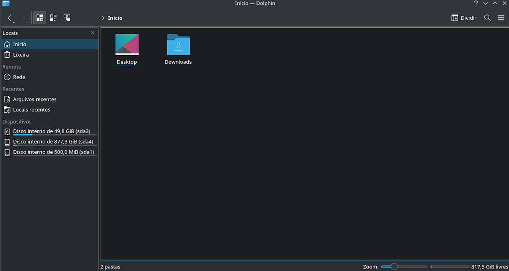 Problemas Dolphin - KDE Neon - Linux - Diolinux Plus