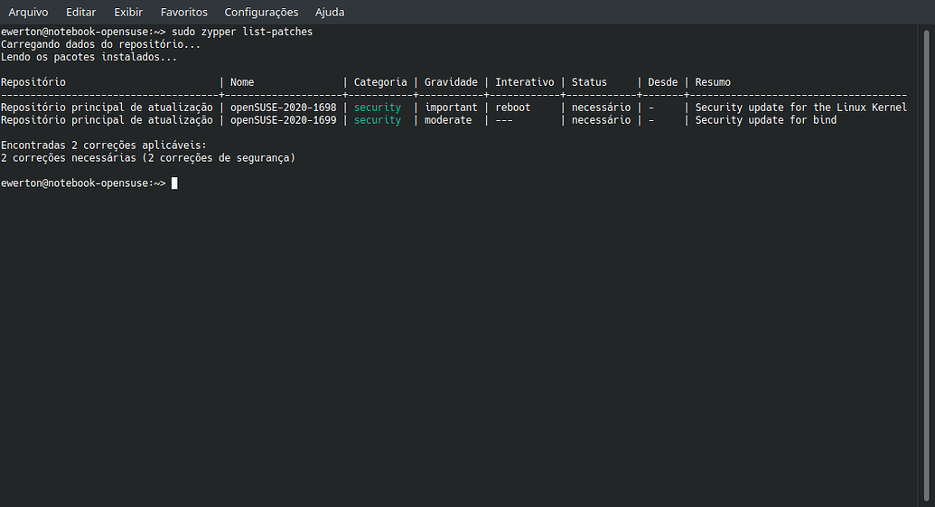 A elegância e facilidade do Zypper openSUSE Artigos da comunidade