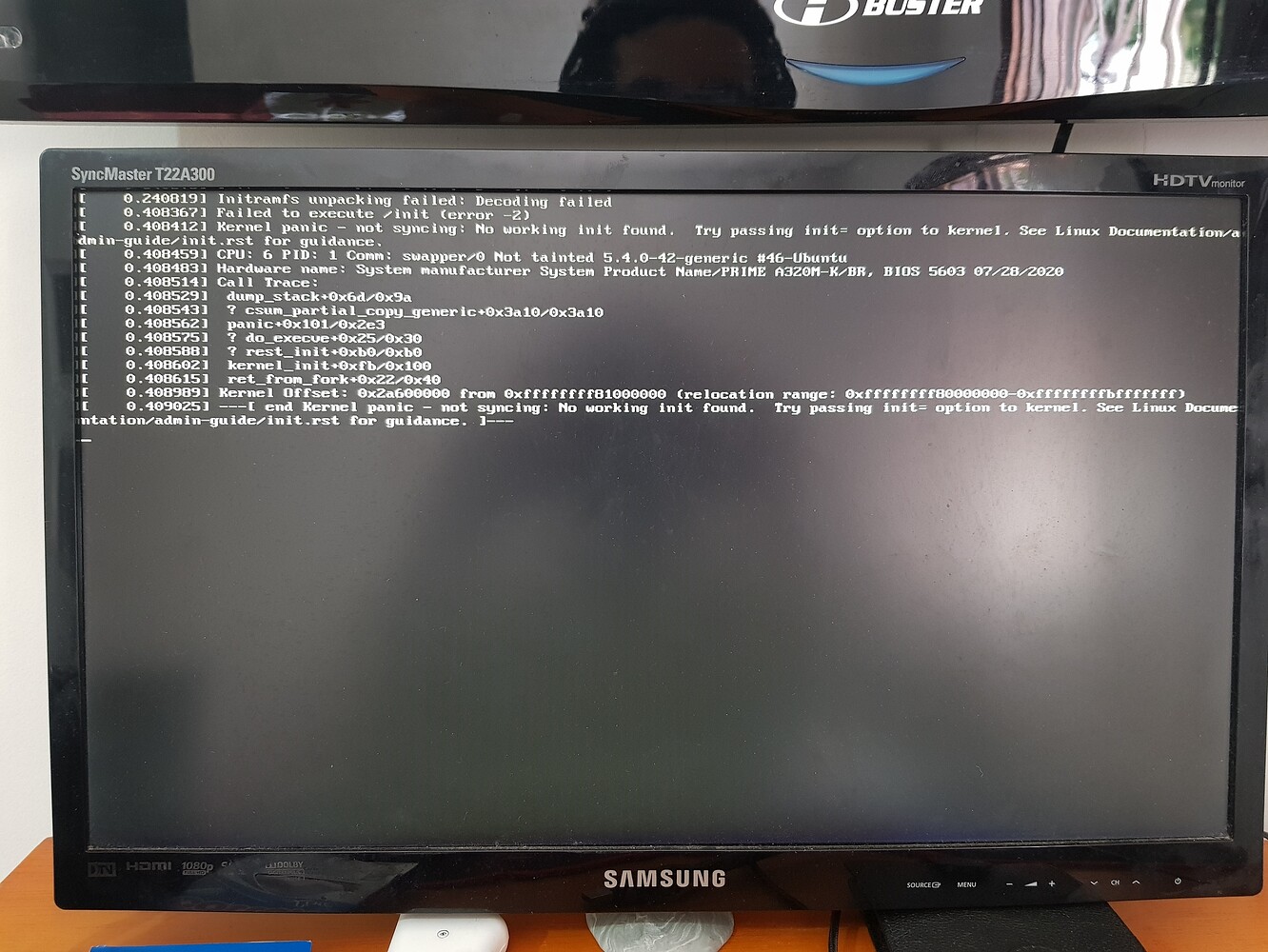 Initramfs unpacking failed - Iniciantes - Diolinux Plus