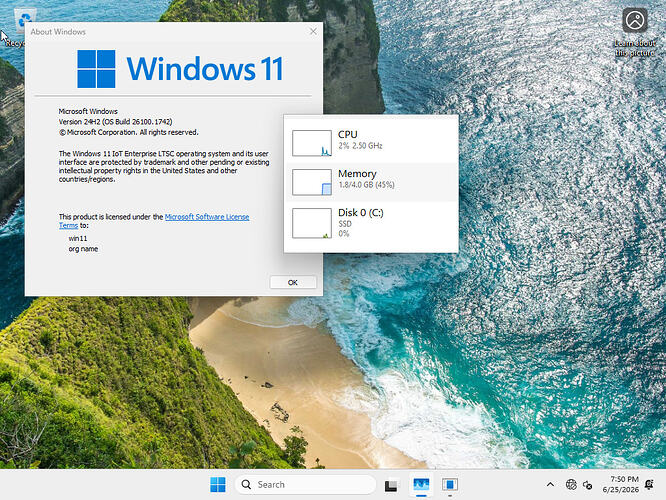 win11 25 06 2026 IOT mem
