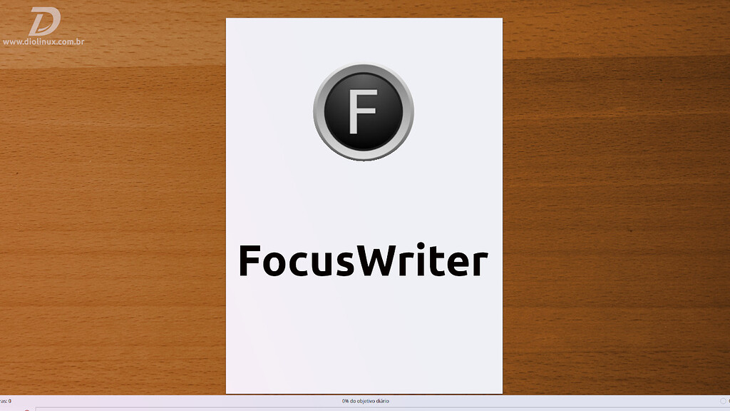Focuswriter Linux FocusWriter é o processador de texto que quer manter o seu foco ...