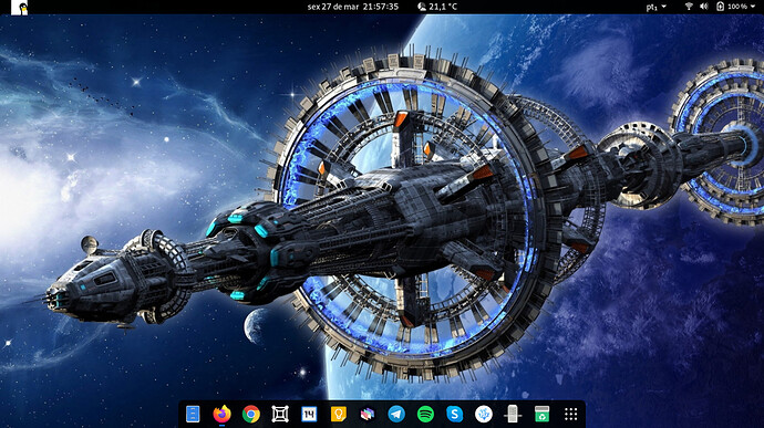 Desktop Fedora 31 Gnome