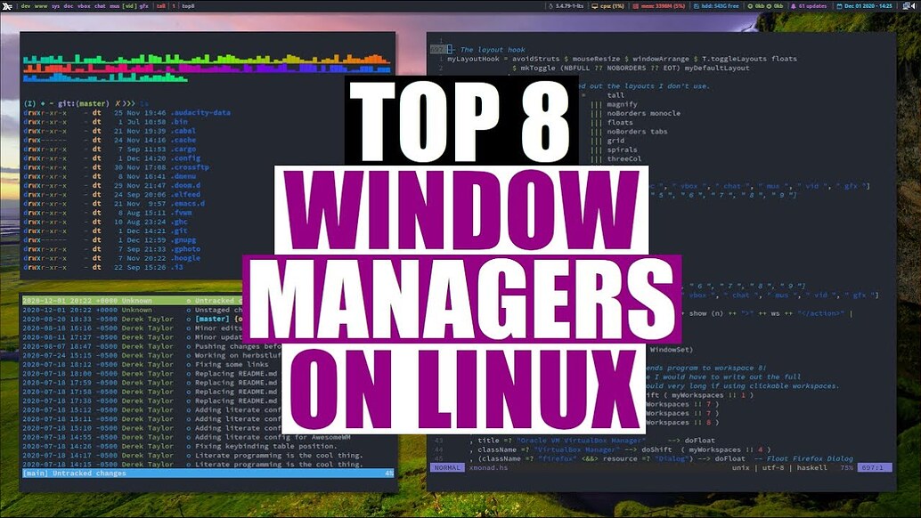 🖥️🐧 Desktop Environment e Window Managers no Linux - Iniciantes ...