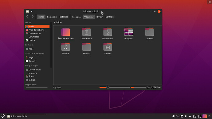 Tema Yaru do Ubuntu para o KDE