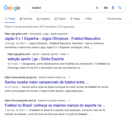 Pesquisa Google 2