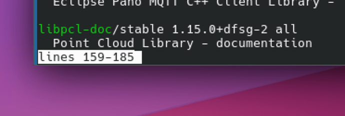 apt-list-LESS-Pager