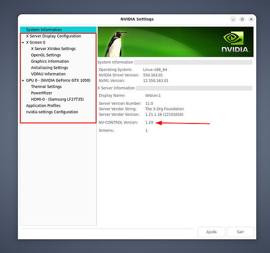 nvidia-settings