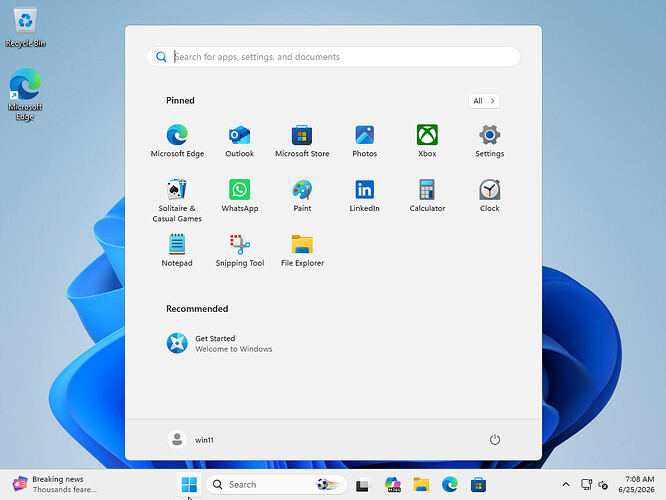 win11 IOT 6GB START