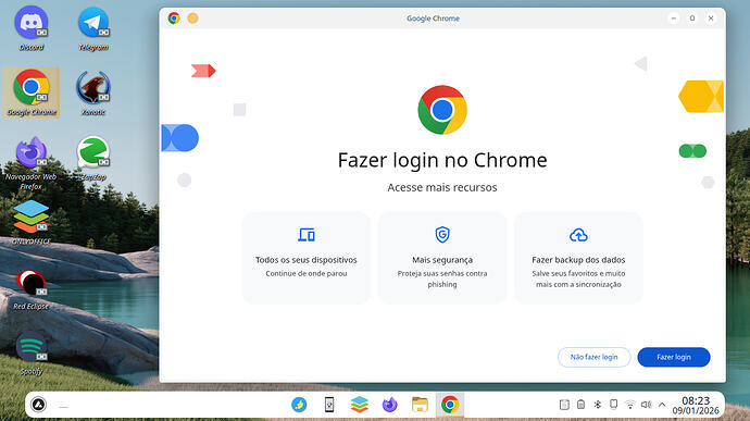 Imagem 1 -> Painel em modo Floating