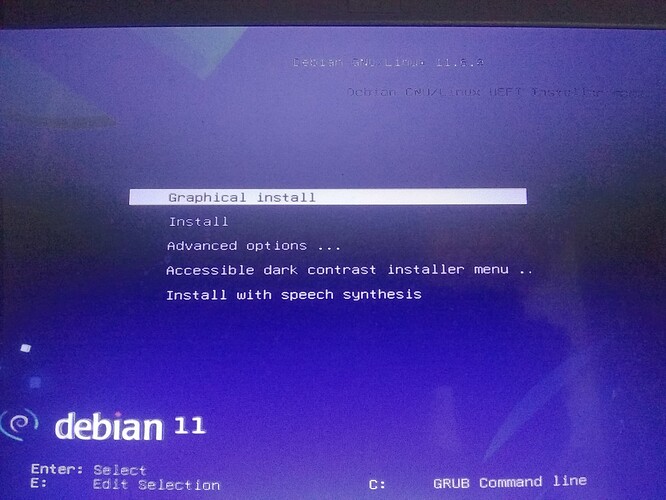 instalador do debian