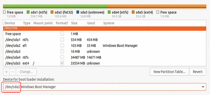boot loader na particao
