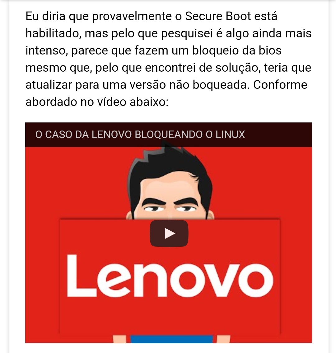 Tchau, Linux! Lenovo estaria proibindo a instalação do SO nos produtos da  empresa 
