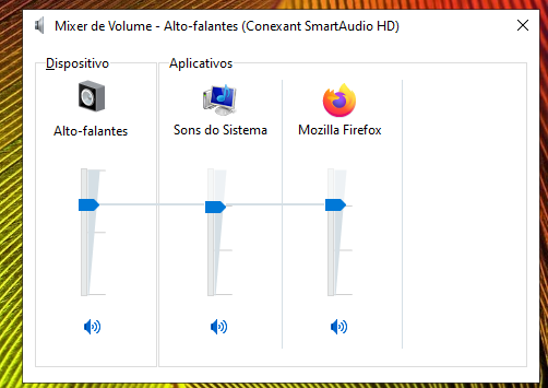 volume sistema