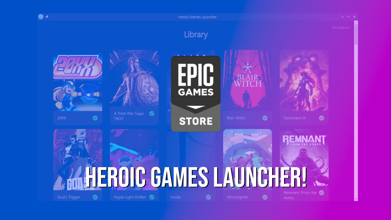 APRENDA COMO INSTALAR A EPIC GAMES NO LINUX DE FORMA FÁCIL - HEROIC GAMES  LAUNCHER 