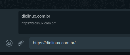 Exemplo no Firefox