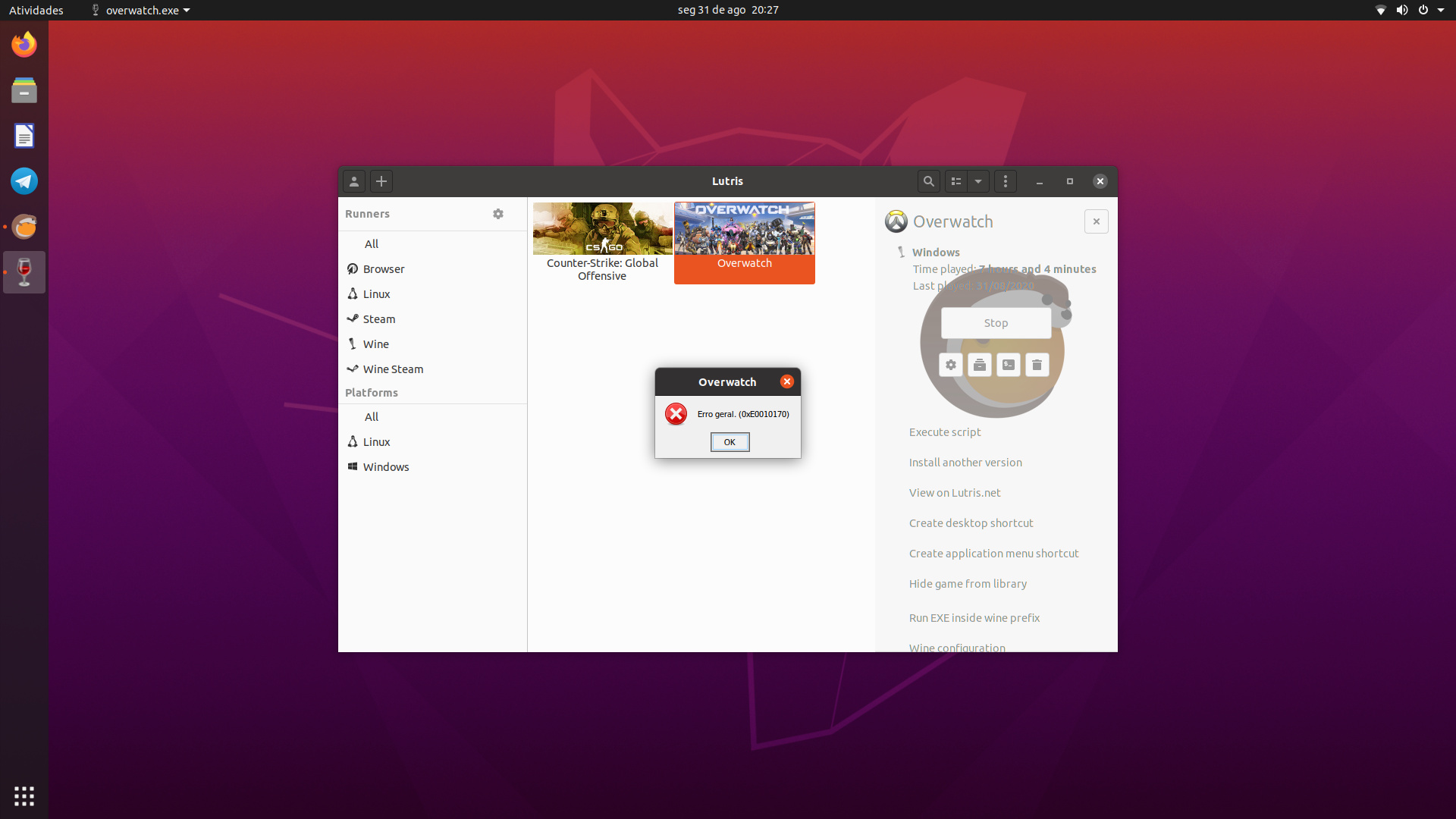 Steam e Wine não rodam no Ubuntu 20.04 - Jogos - Diolinux Plus