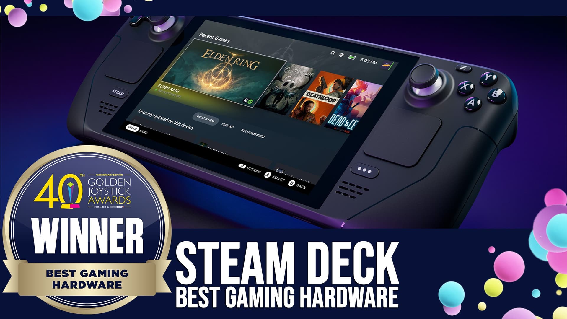 Steam Deck recebe Joystick de Ouro por melhor hardware para jogos de 2022 -  Notícias - Diolinux Plus
