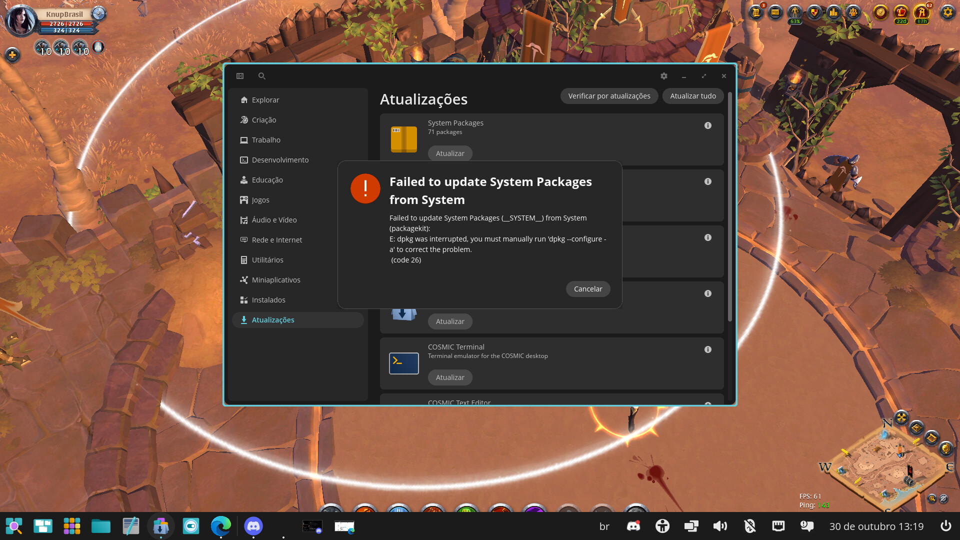 Distro PopOS Cosmic - Iniciantes - Diolinux Plus