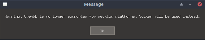 Erro ao iniciar com openGL.